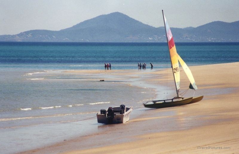 Great Keppel Island sailboat boat beach